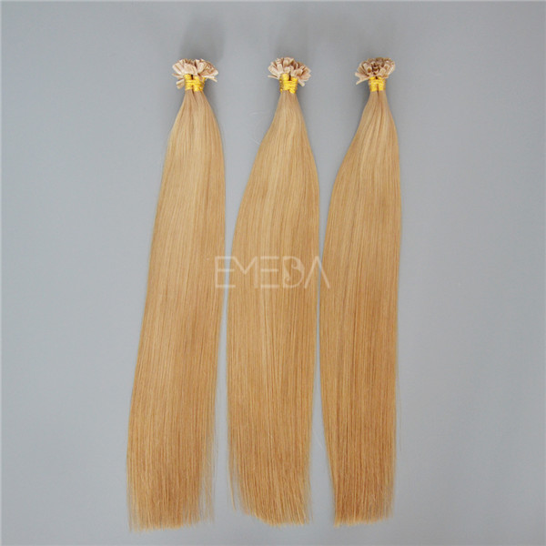 how to put in pre bonded hair extensions YJ138